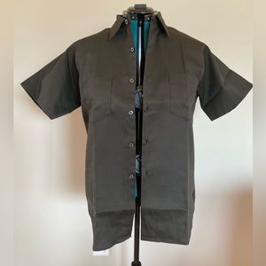 VINTAGE AMERICAN MADE Big Yank men’s short sleeve shirt. Large 16 - 16.5. 10890.